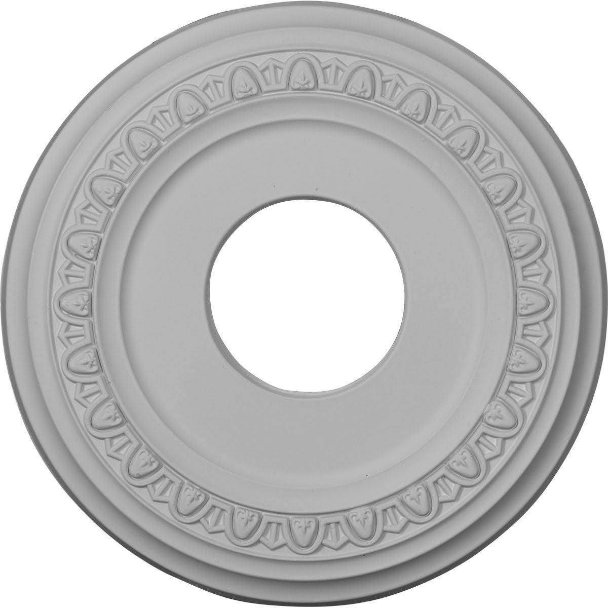12 1/4x22OD x 4x22ID x 1 1/8x22P Ceiling Medallion Hand-Painted Smokey Topaz C5821