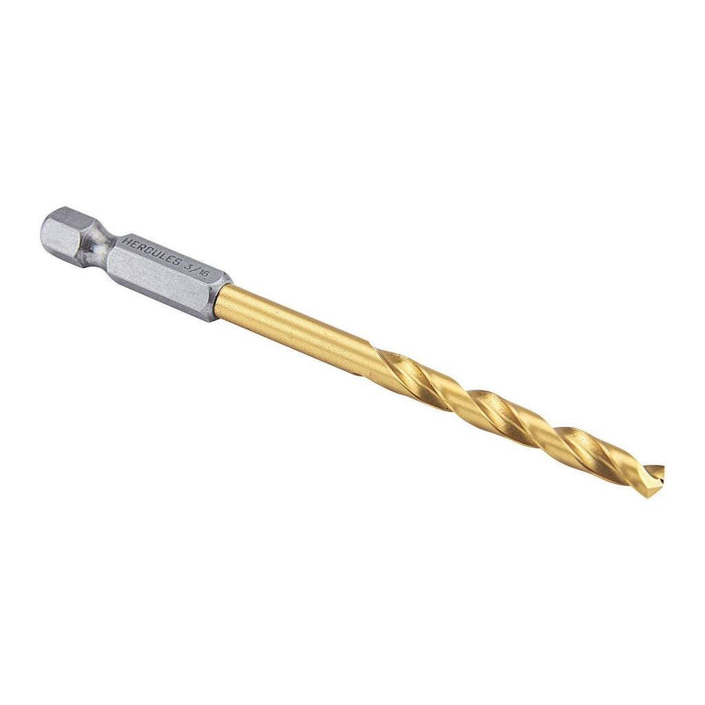 3/16 in. Titanium Drill Bit Set, 3-Piece K9382