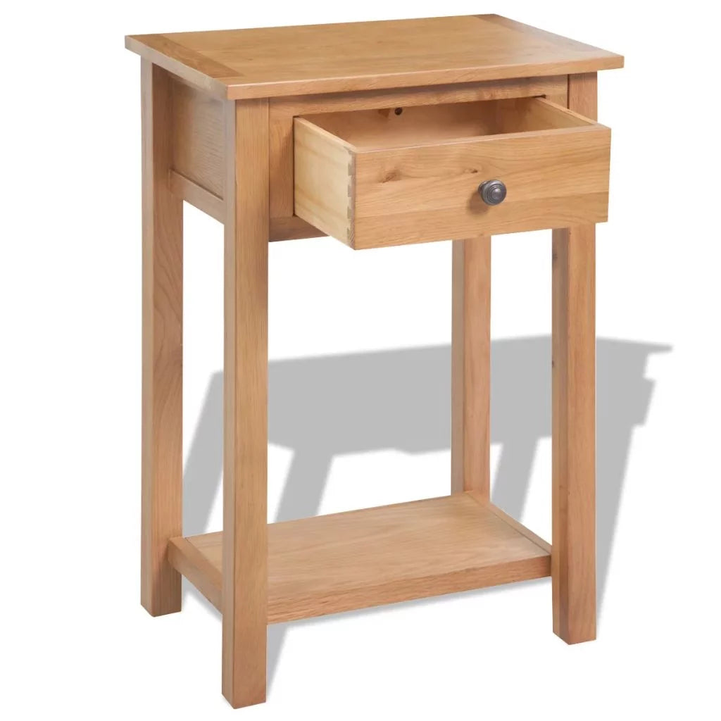 Solid Oak Wood Console Table R32571