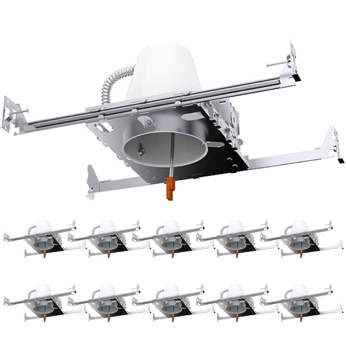 10 Pack 4x22 LED Recessed Housing Y953
