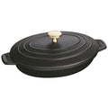 Cast Iron Oval Covered Baking Dish J63886