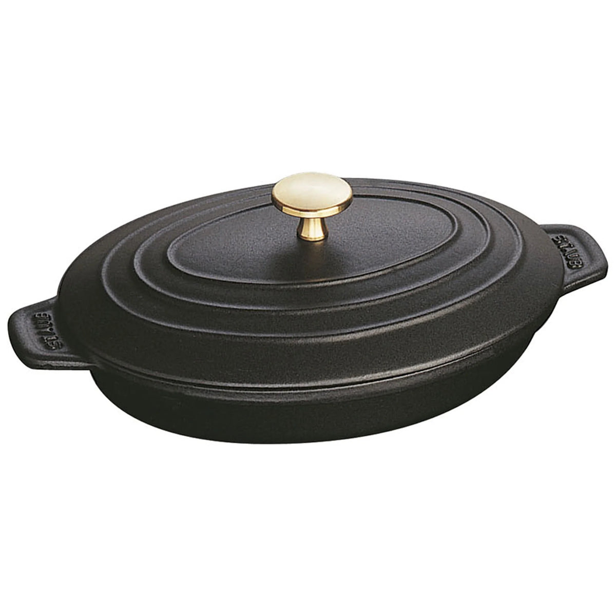Cast Iron Oval Covered Baking Dish J63886