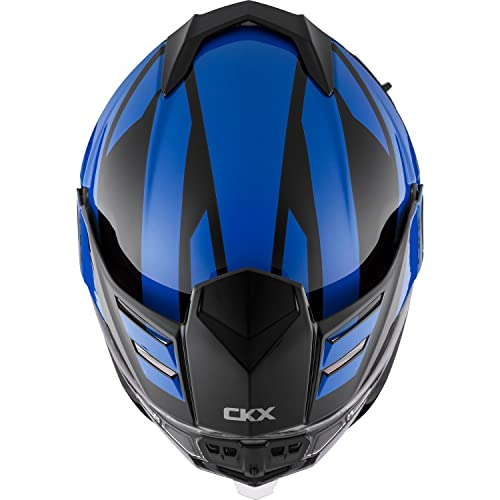 Blue Snow Helmet with Electric Shield K979148