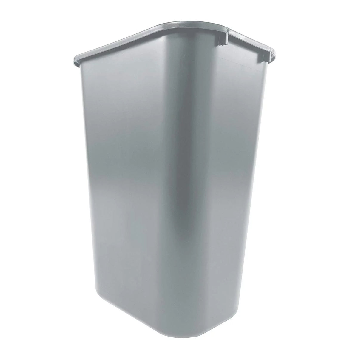 10 Gallon Gray Plastic Wastebasket X71028