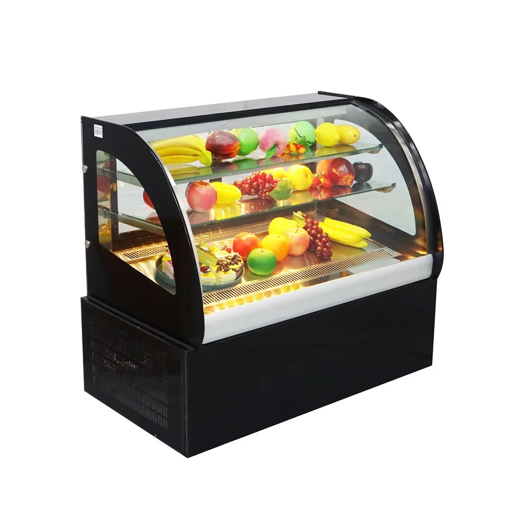 Refrigerated Cake Showcase Countertop Bakery Cabinet V584