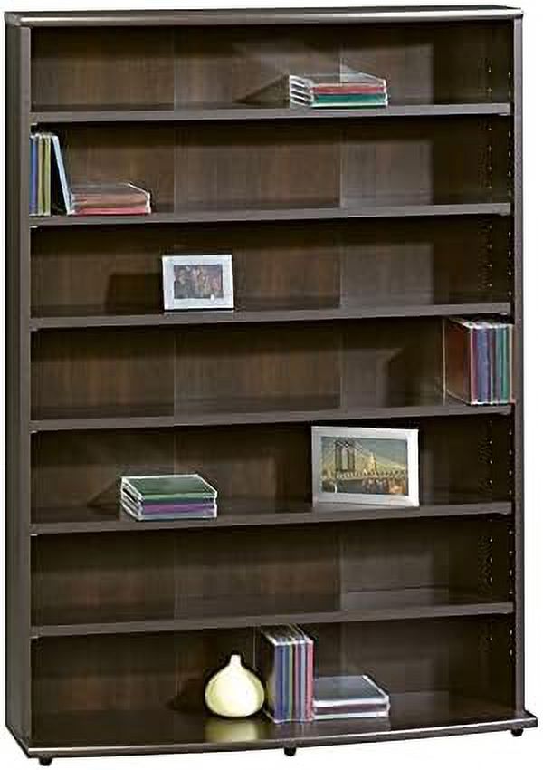 Cinnamon Cherry Multimedia Storage Rack C64635
