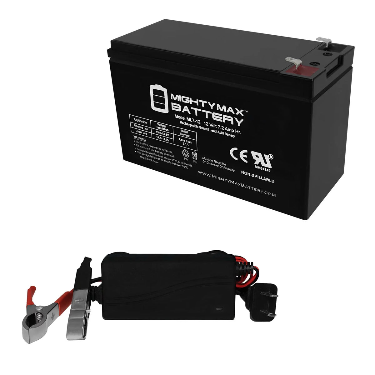 12V 7AH SLA Battery P751