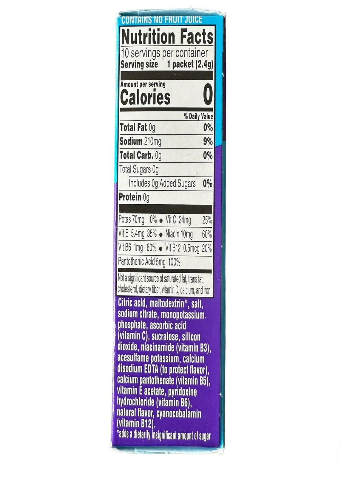 Grape Propel Zero Powder Packets, 10-Count (Pack Of 6) V4509