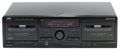Dual Cassette Deck Black Q659
