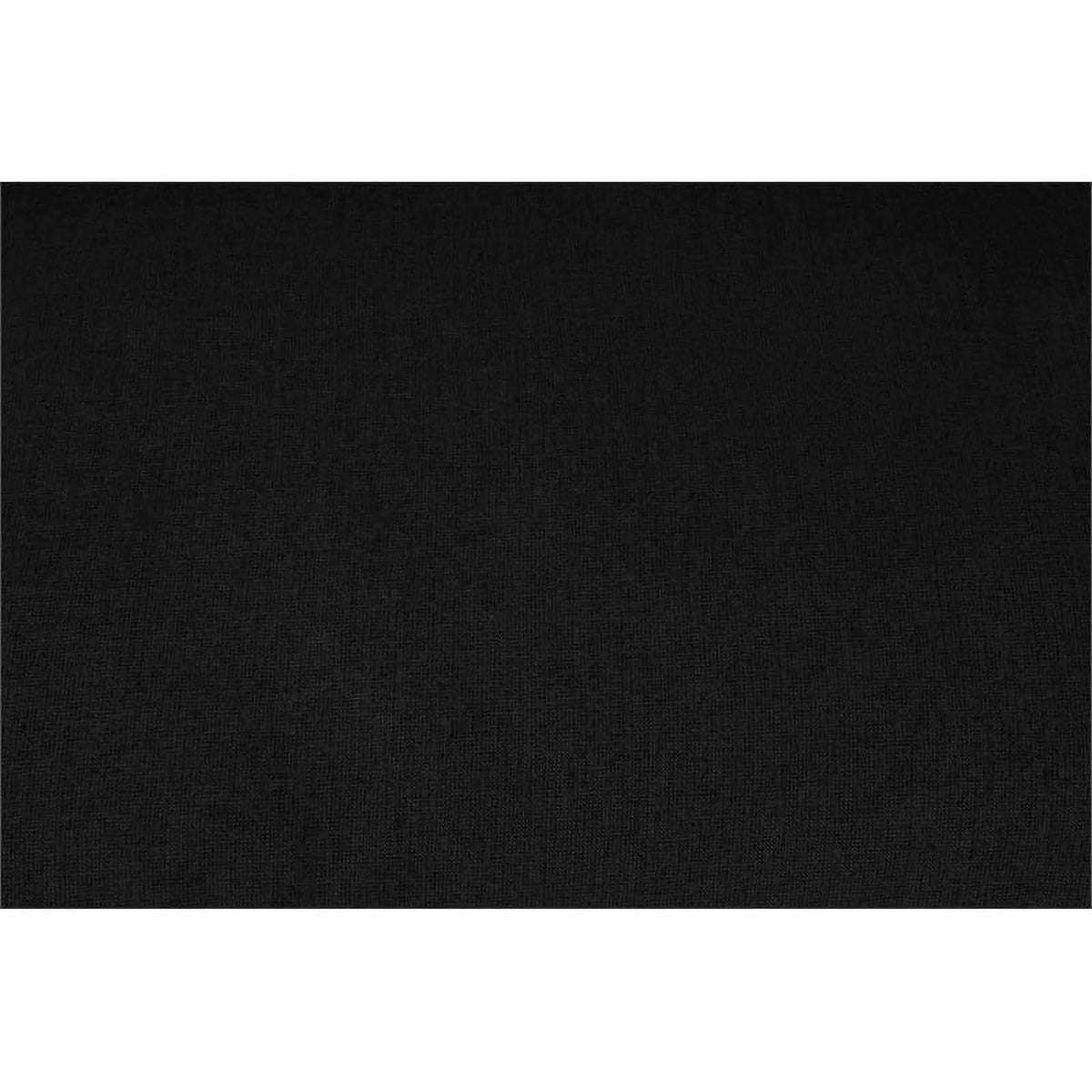 Black Linen Fabric Modular Sectional F697554