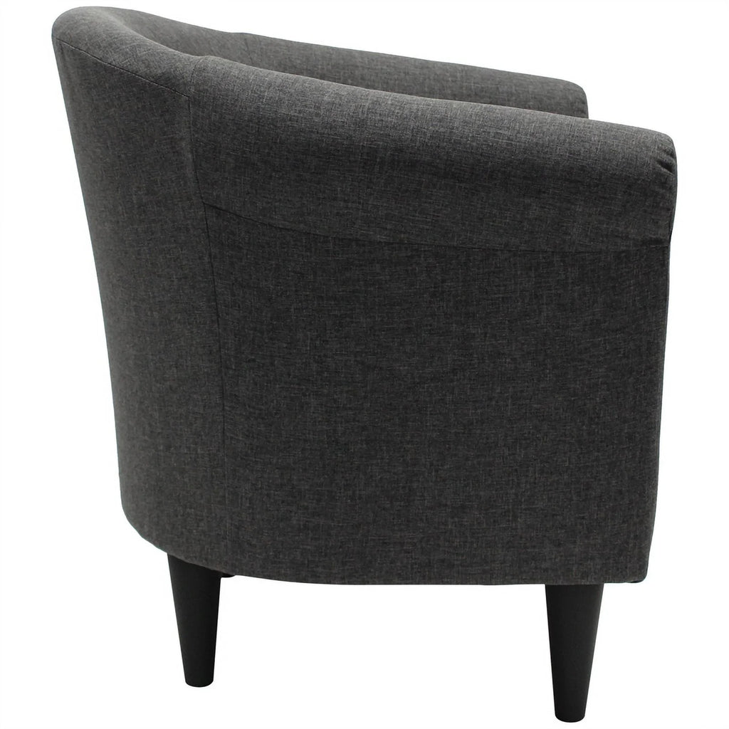 Dark Gray Fabric Club Chair U943