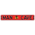 Chicago Blackhawks Man Cave Street Sign Y8821
