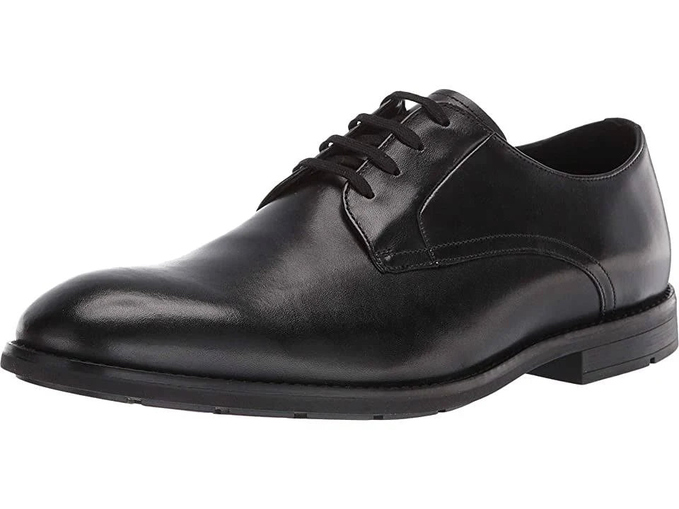 Black Leather Men's Shoes L949
