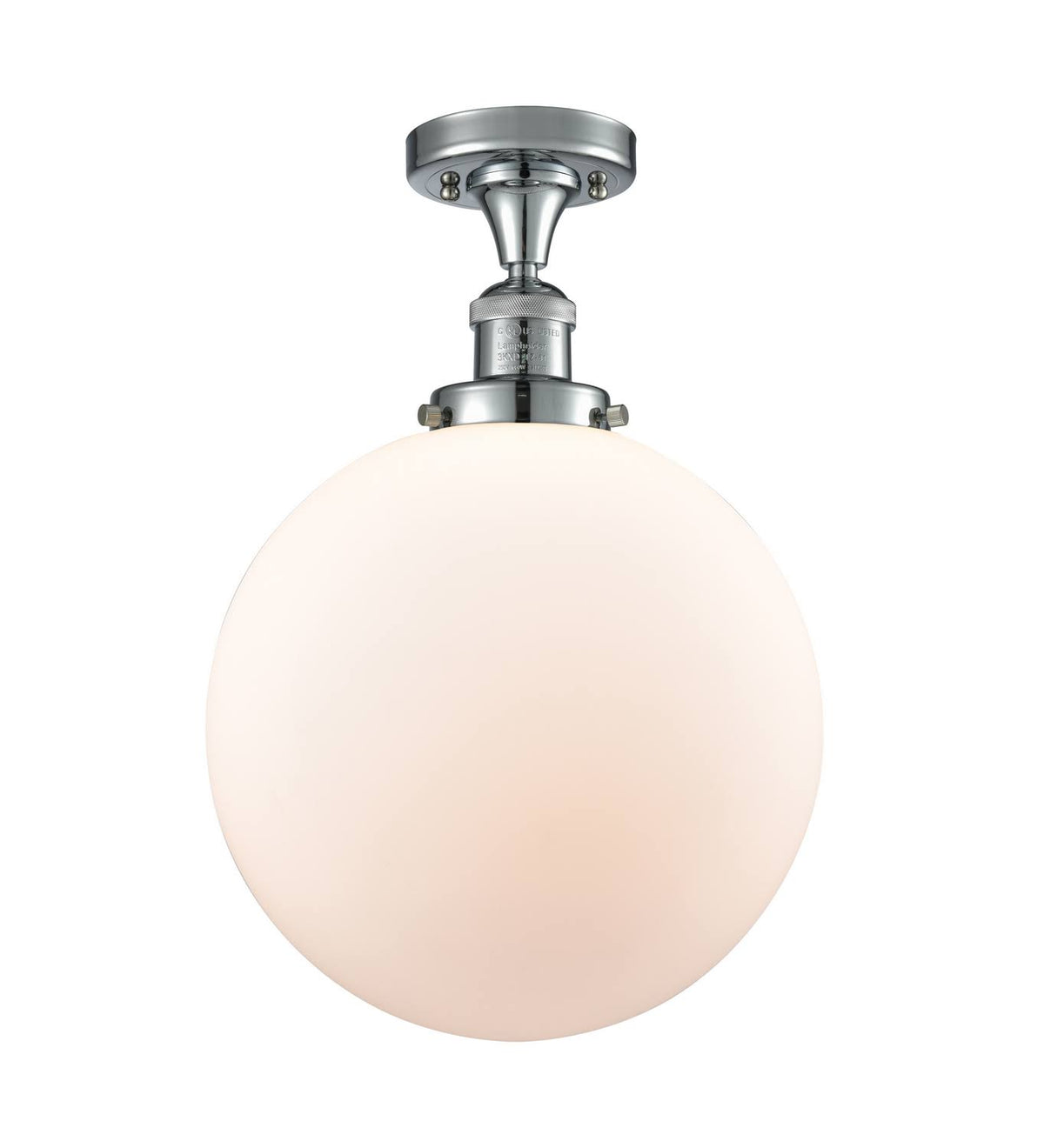 Polished Chrome Semi-Flush Mount Light K612