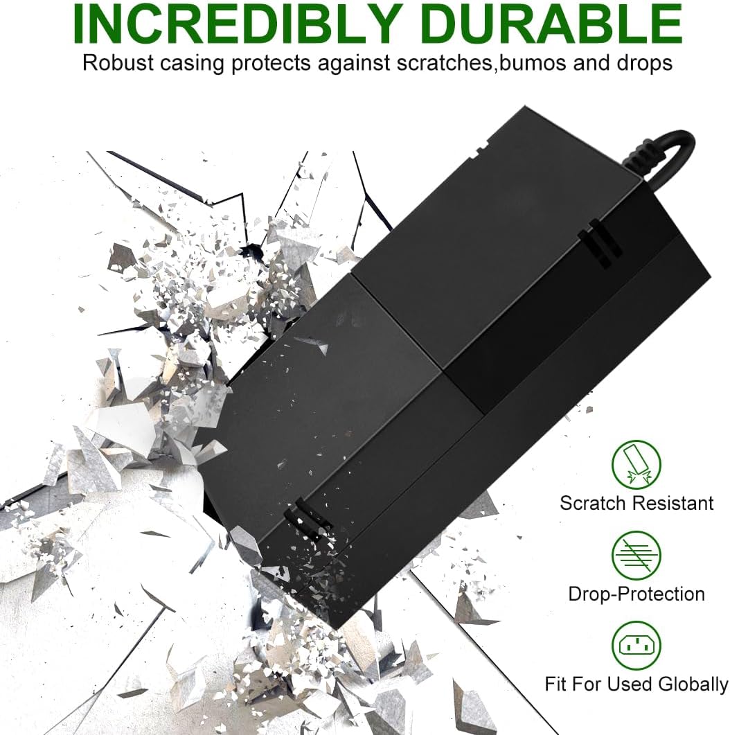 Black Power Supply AC Adapter for Xbox One Console H434490