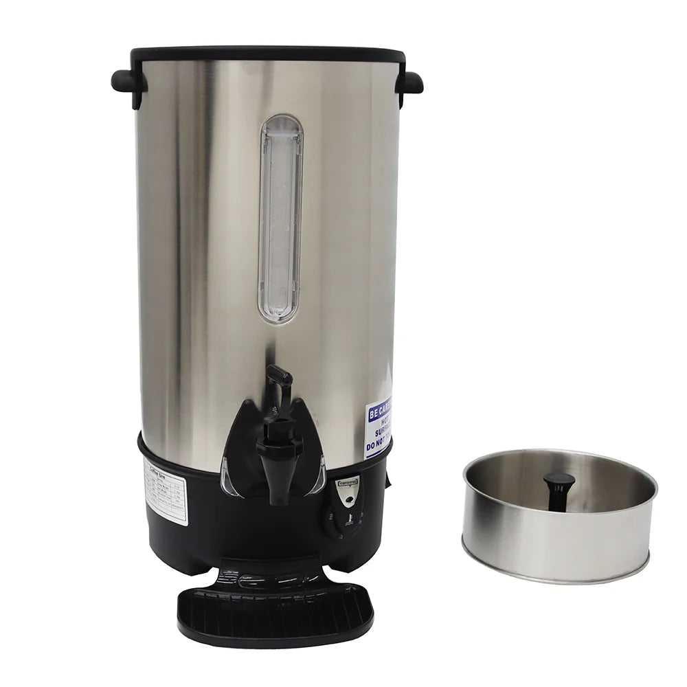 9.7L Stainless Steel Hot Coffee Dispenser Water Boiler Kettle V297