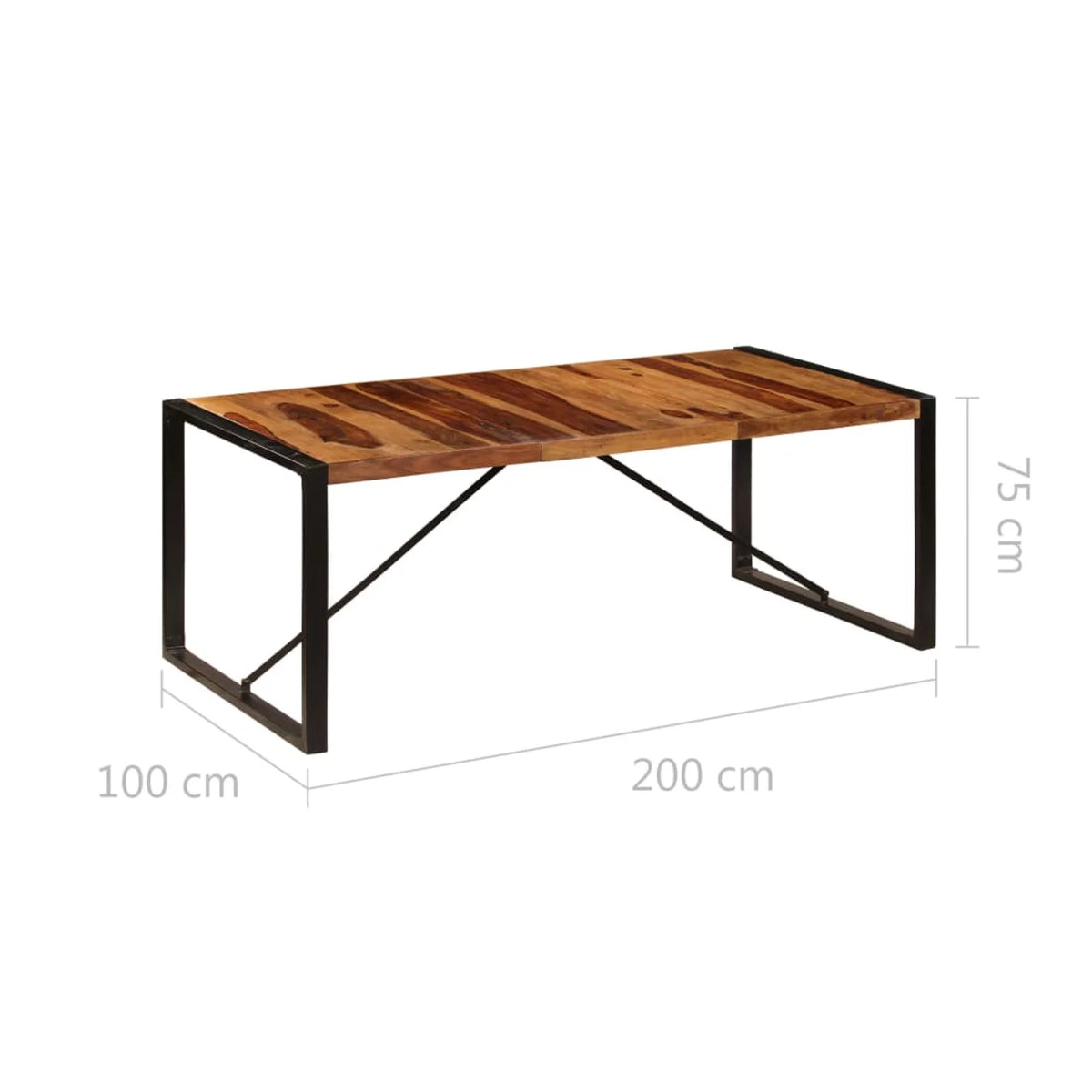 Solid Sheesham Wood Dining Table C5129