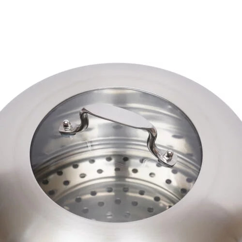 5 layers Stainless Steel Steamer Cooker Pot with Glass Lid R9302