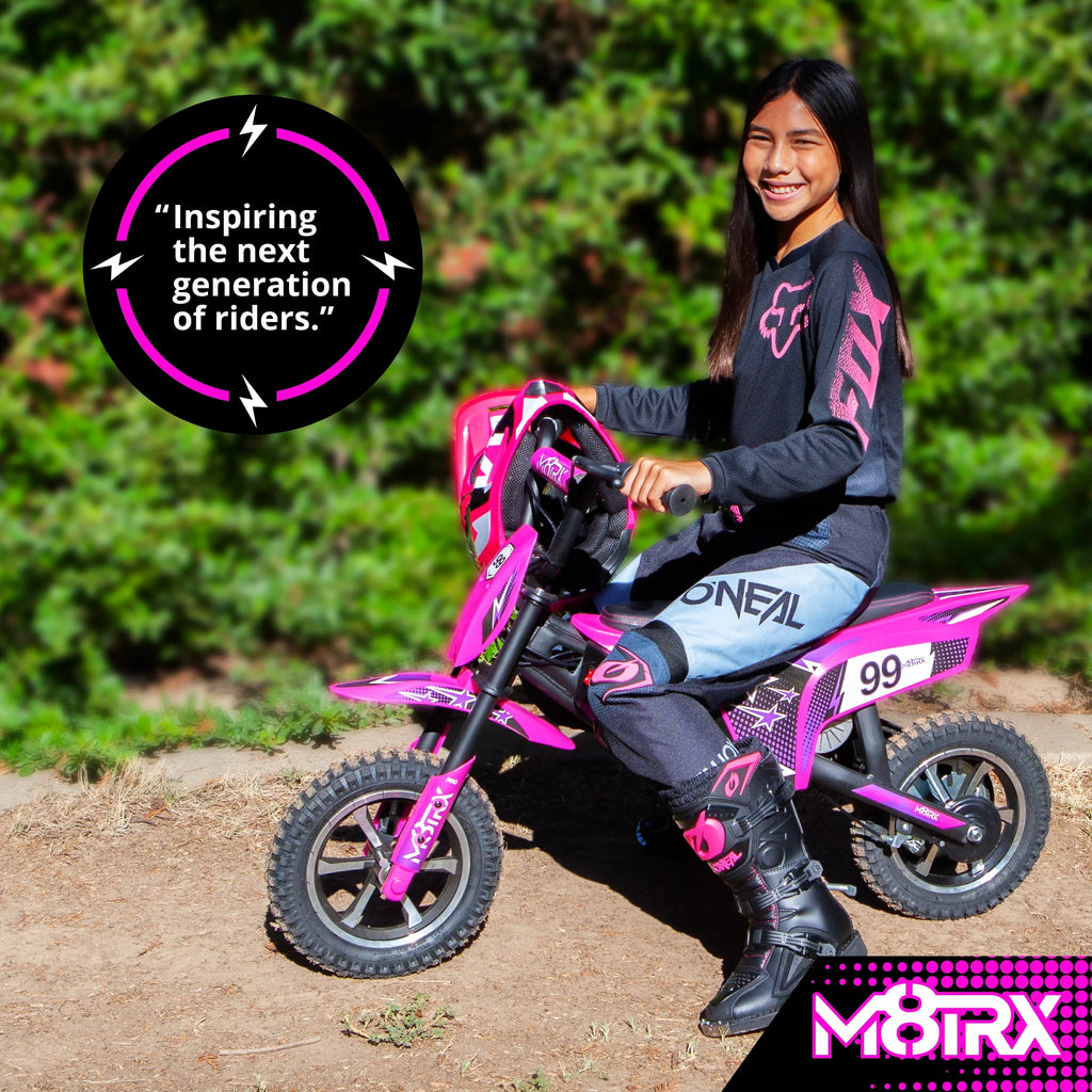 Pink 24V Electric Dirt Bike S731153