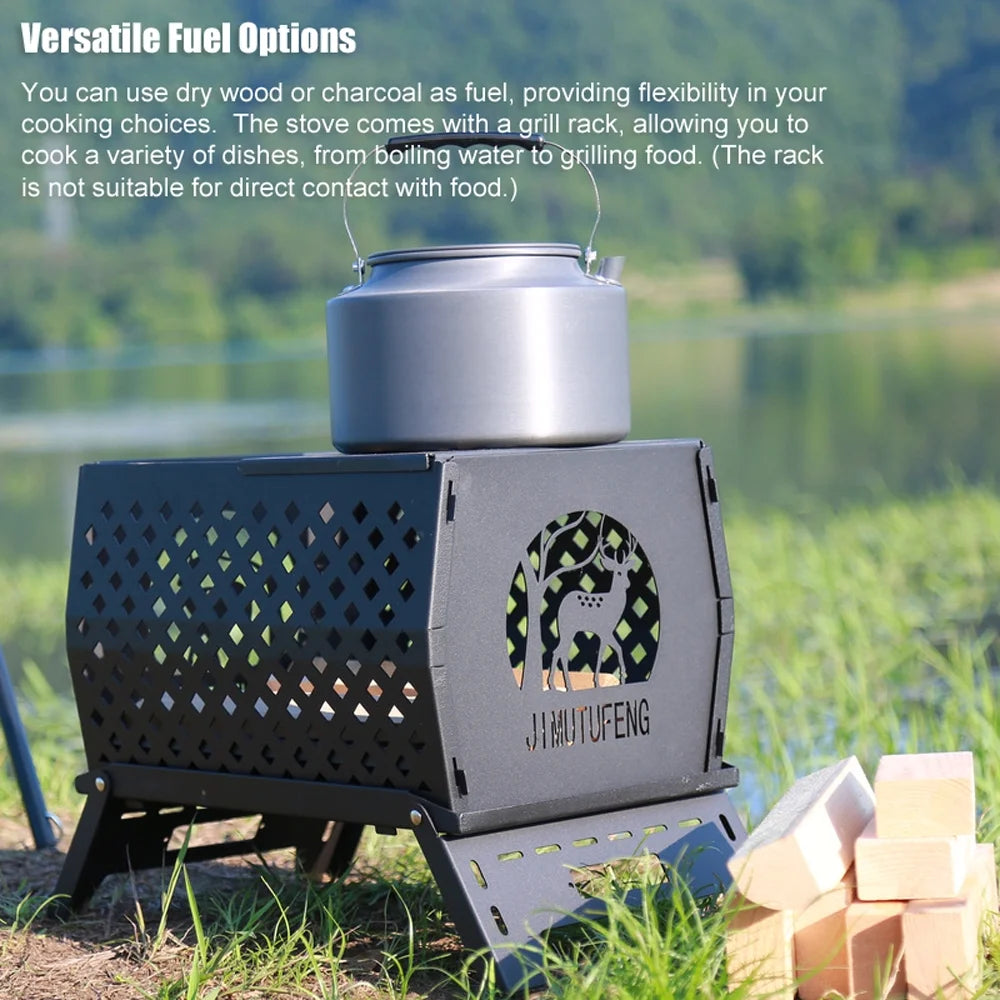 Campfire Stand Portable Wood Burning Camp Stove E350
