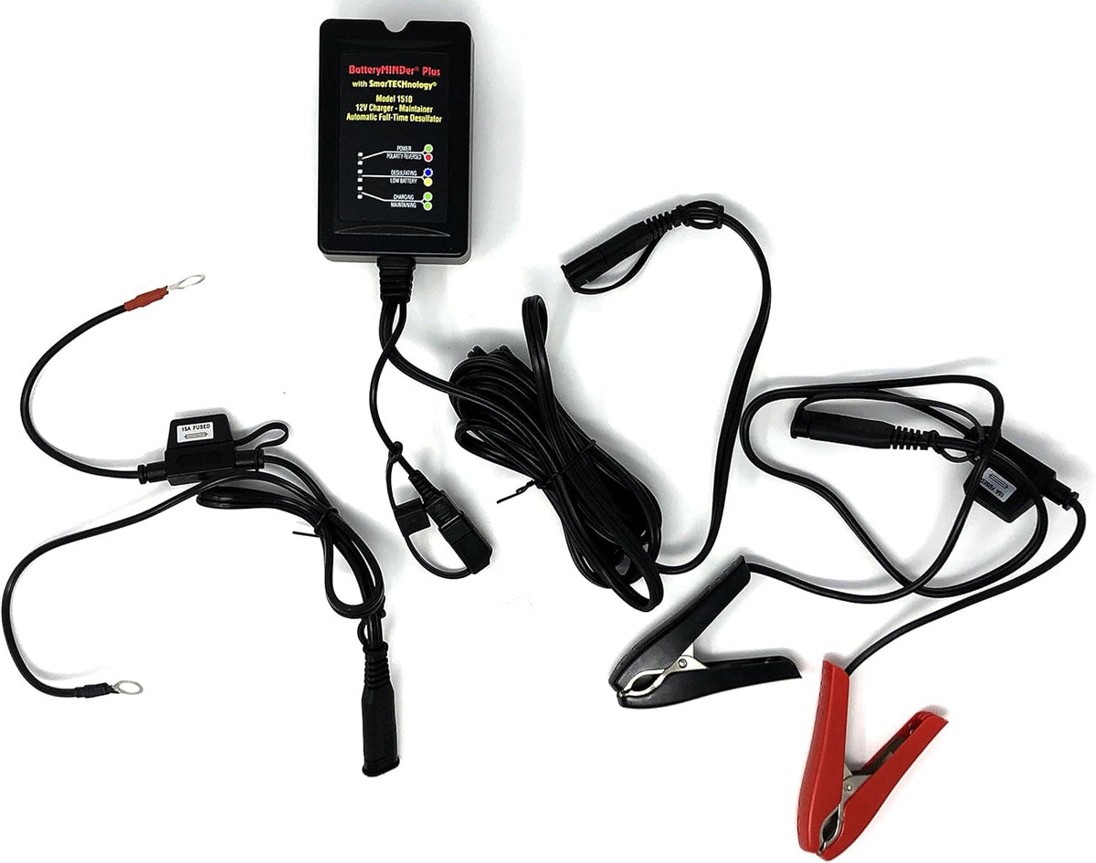 12 Volt 1.5 Amp Battery Charger Maintainer Desulfator R622652