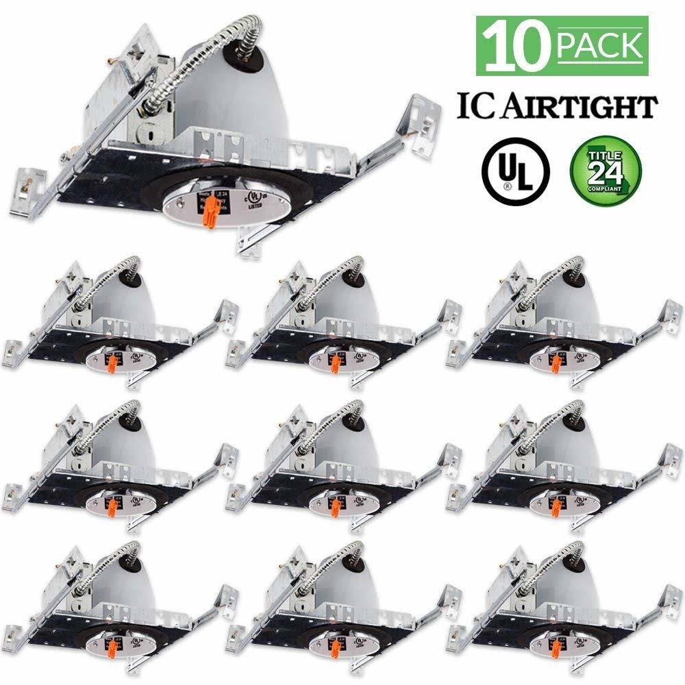 10 Pack 4x22 LED Recessed Housing Y953