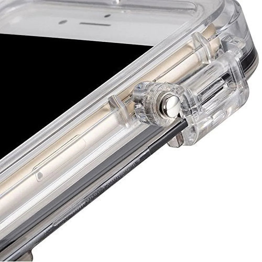 Waterproof Case for iPhone 6, 6S with Handlebar & Seatpost Mount for Bikes with Microfiber Cloth D874