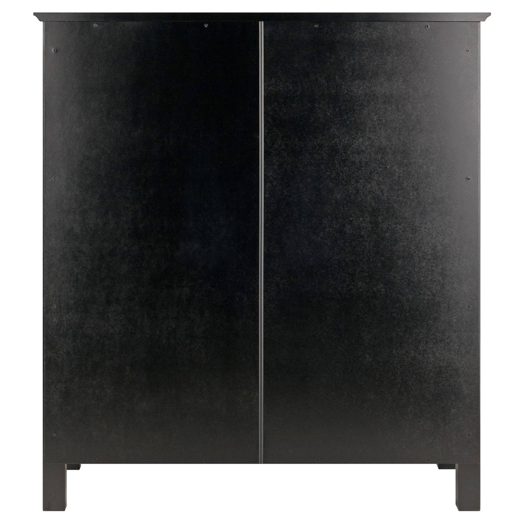 Black Cabinet with Drawers W451654