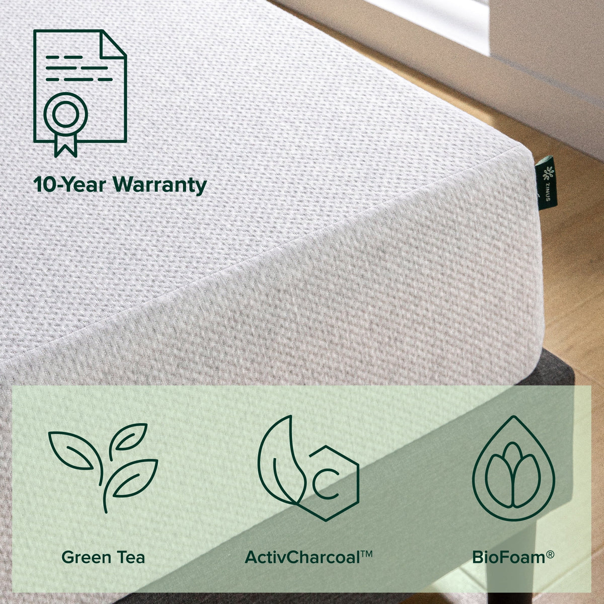 12 Memory Foam Queen Mattress Q468782