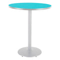 Round Pedestal Stool-Height Cafe Table 42 inch Diameter Q131736