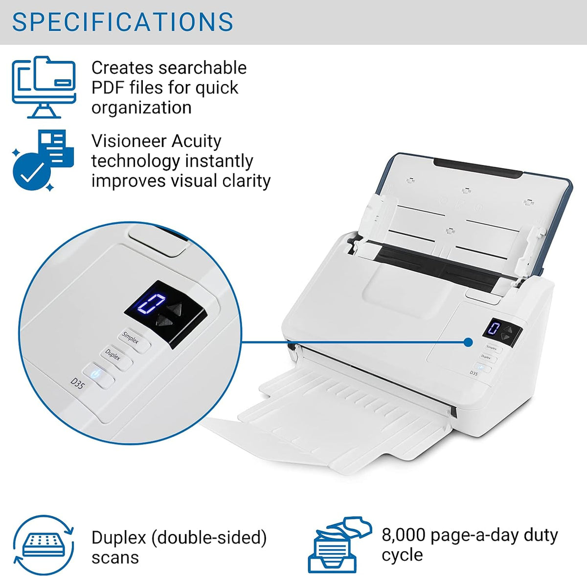 Color Network Enabled USB Scanner E8198