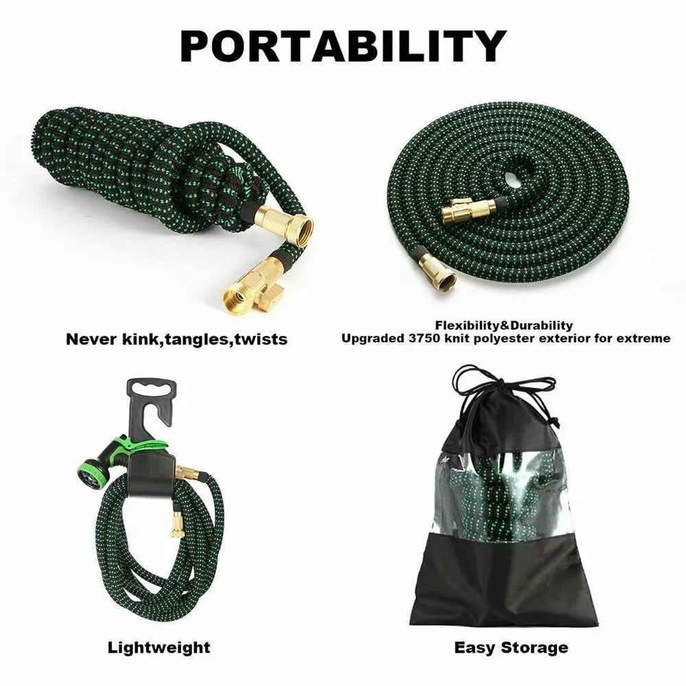 100ft Heavy Duty Expandable Flexible Water Hose J785