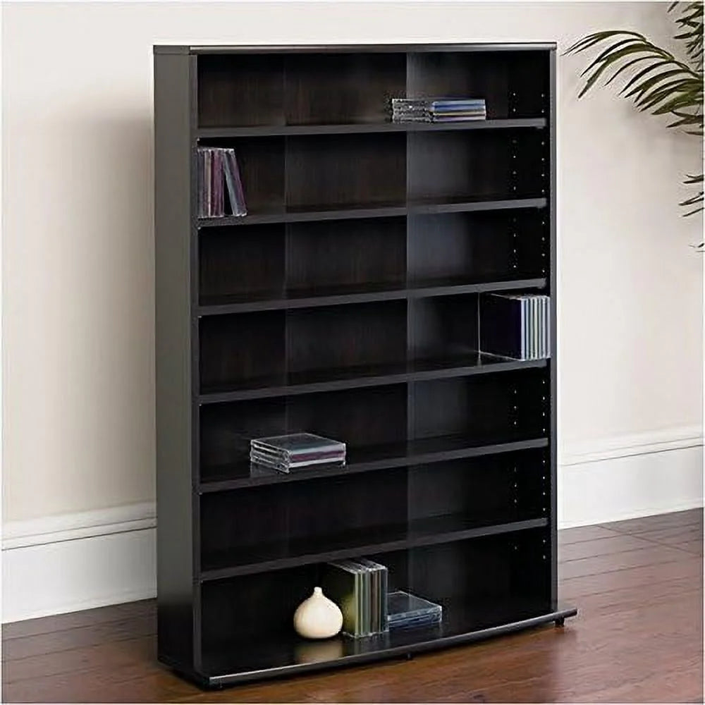 Cinnamon Cherry Multimedia Storage Rack C64635