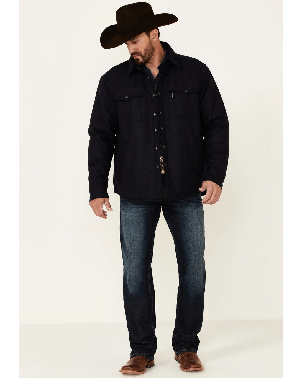 Navy Snap-Front Jacket O975804