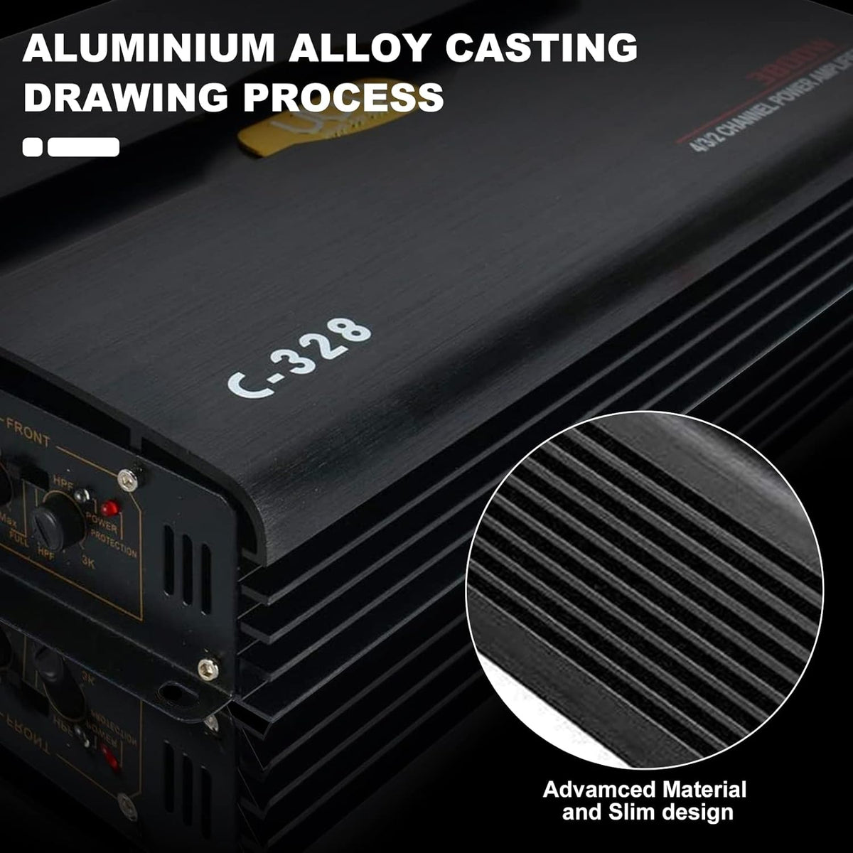 12V 4 Channel Car Audio Amplifier B185144