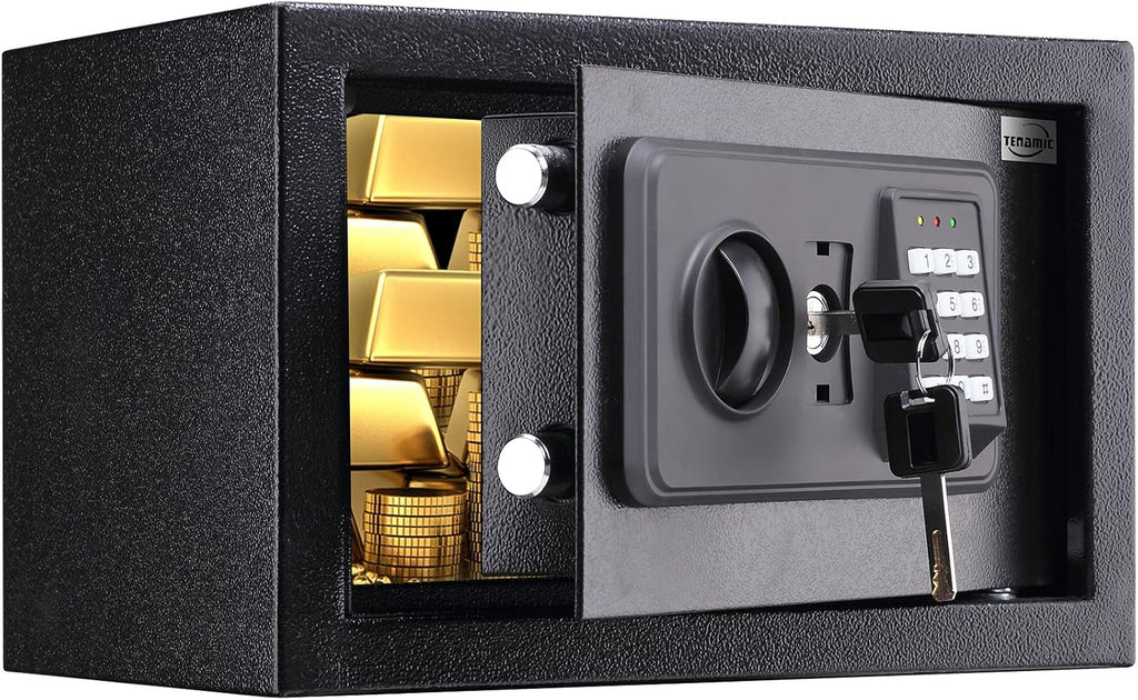 Fingerprint Safe Box 3.83 Cubic Feet with Separate Lock Box and Bottom Compartment R183048