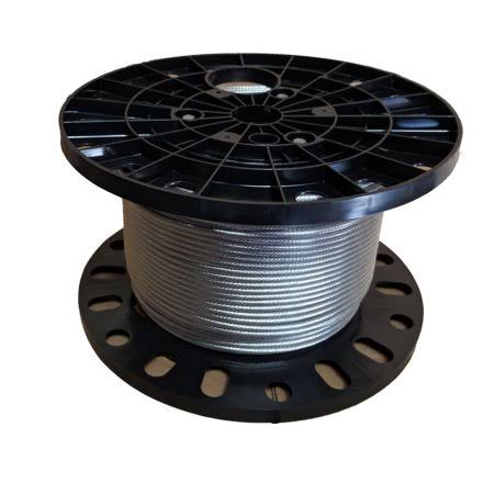 1/8 inch Stainless Steel Cable Railing Wire Rope 1x19 Type 316 (900 Feet) C499