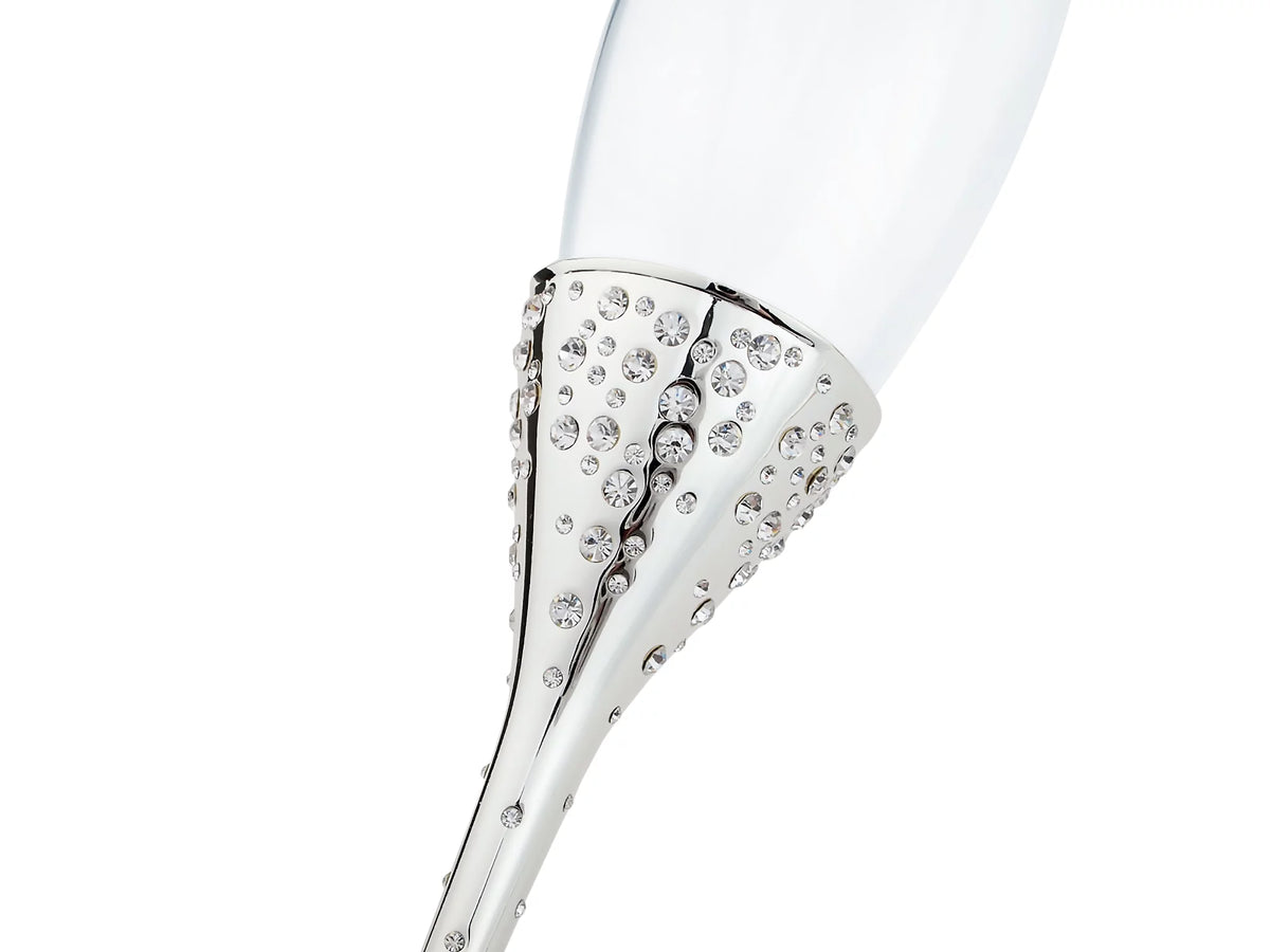 Silver Toasting Flutes O901