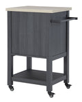 Black Bar Cart I96476