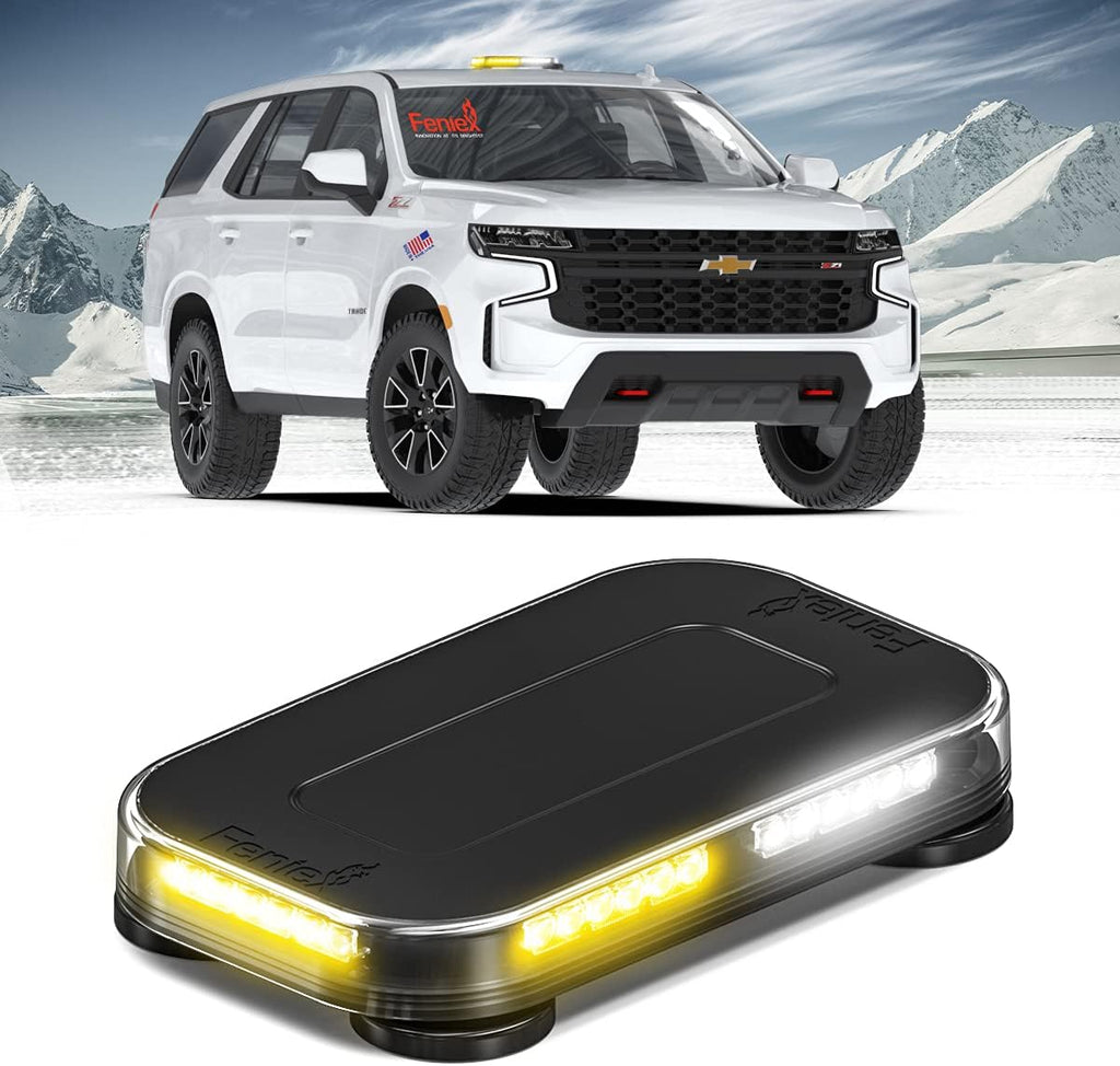 Amber Mini Lightbar With Controller X114