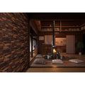 3D Mixed Brown Natural Solid Barn Wood Panels 10.40 sqft per Box G904