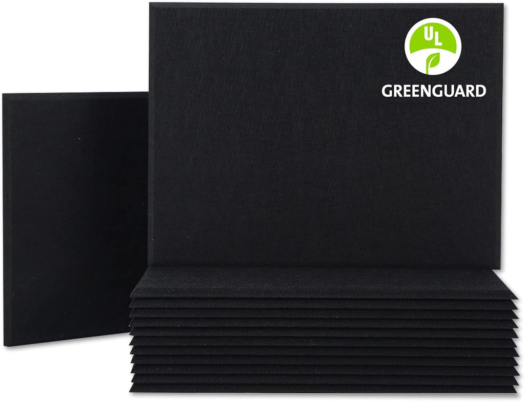 12 Pack Acoustic Panels Sound Dampening Panels, Brown C5973