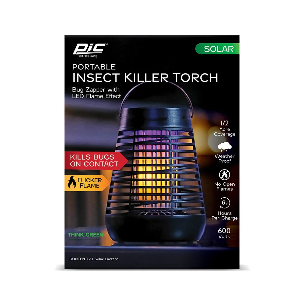Black Portable Bug Zapper Torch X567183