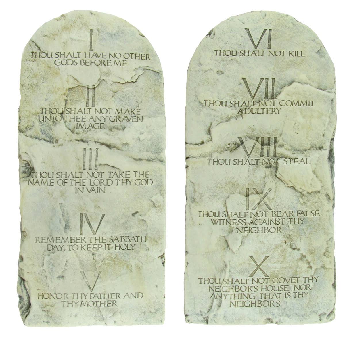 Cast Stone Tablet Set X275