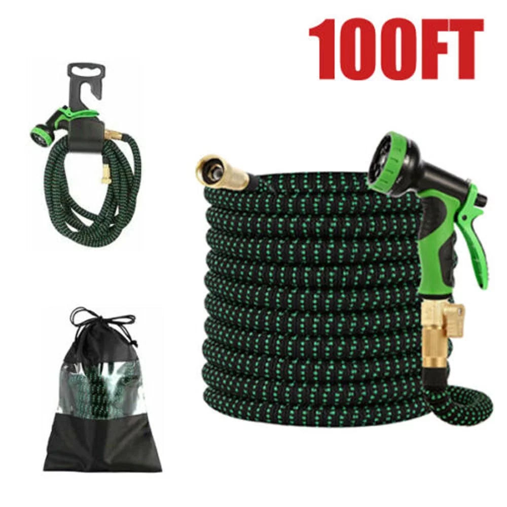100ft Heavy Duty Expandable Flexible Water Hose J785