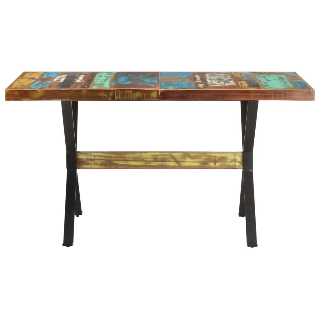 Solid Reclaimed Wood Dining Table Y494