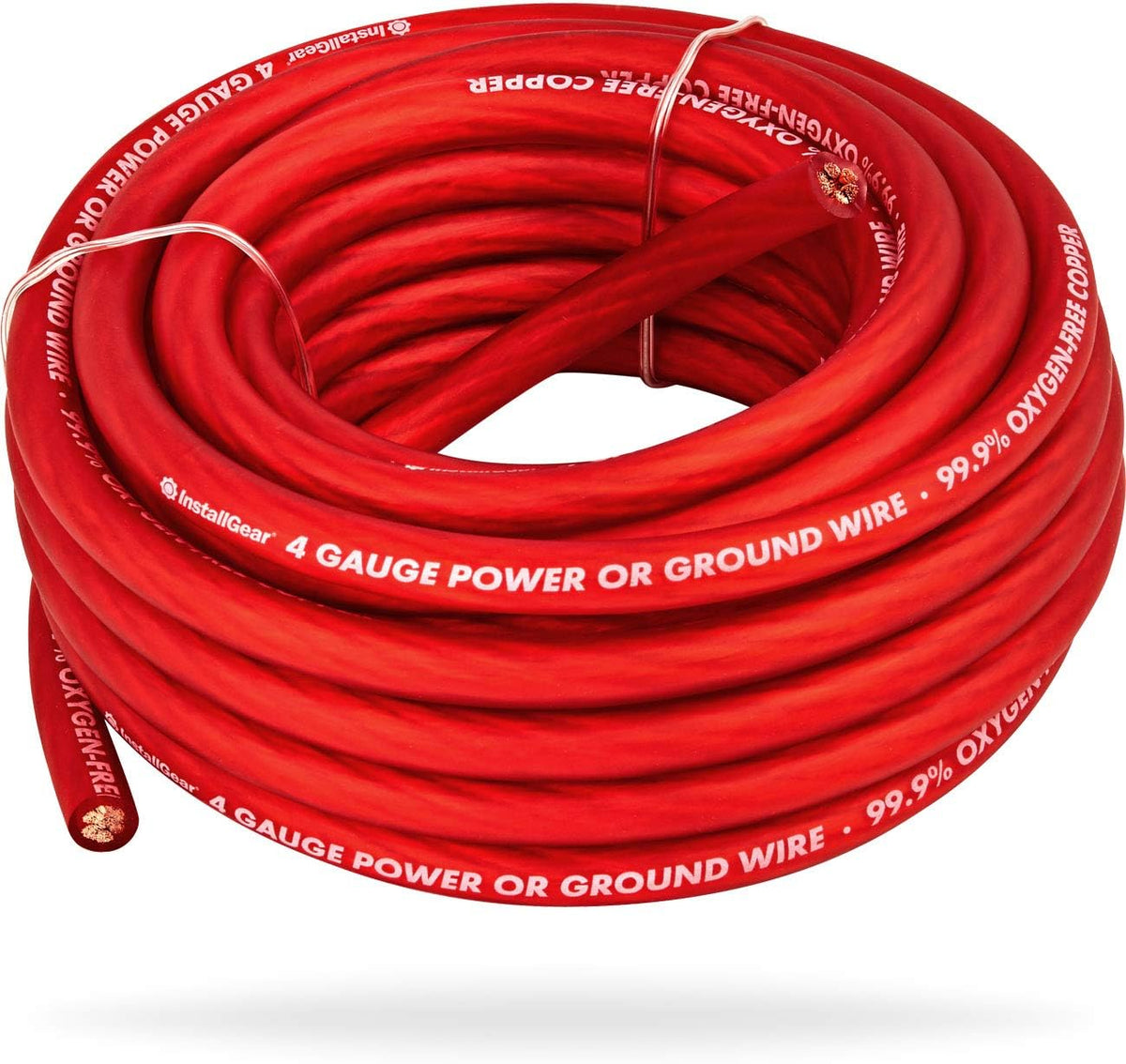 1/0 Gauge OFC Pure Copper Power Ground Wire Cable 25ft Black T265314