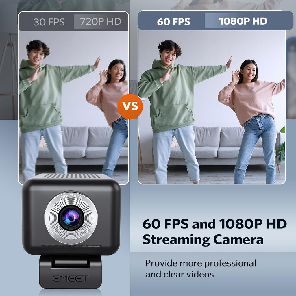 1080P 60FPS Webcam with Microphone and Speaker N67720