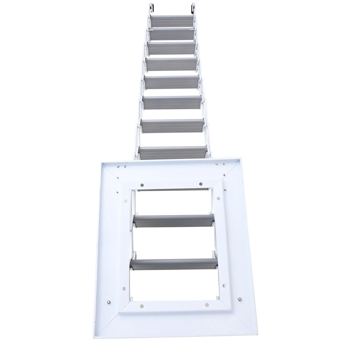 Wall Mounted Telescopic Foldable Attic Ladder 12 Steps B719