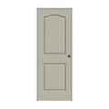 30 in. x 80 in. Desert Sand Left-Hand Textured Solid Core Molded Composite MDF Single Prehung Interior Door R31845